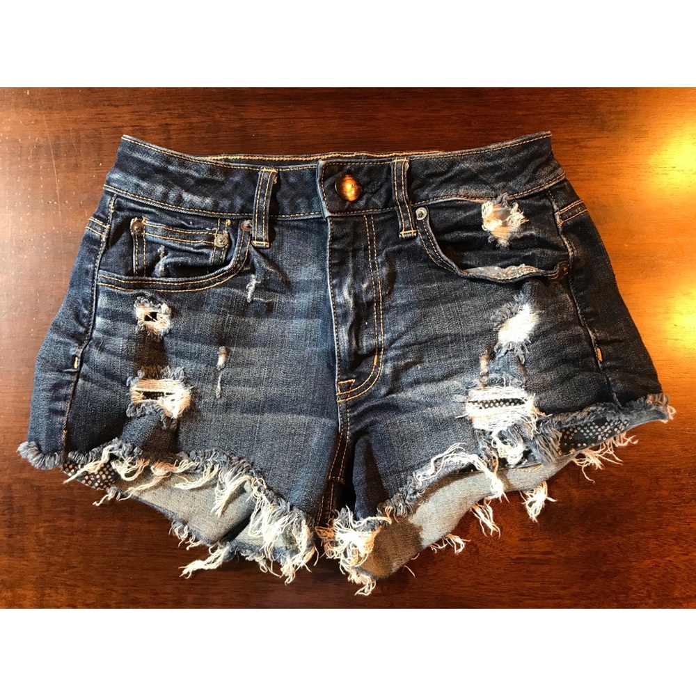 American Eagle Hi-Rise Festival Shorts